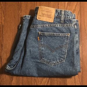 Levi’s 550 34W Mens Blue Jeans Short